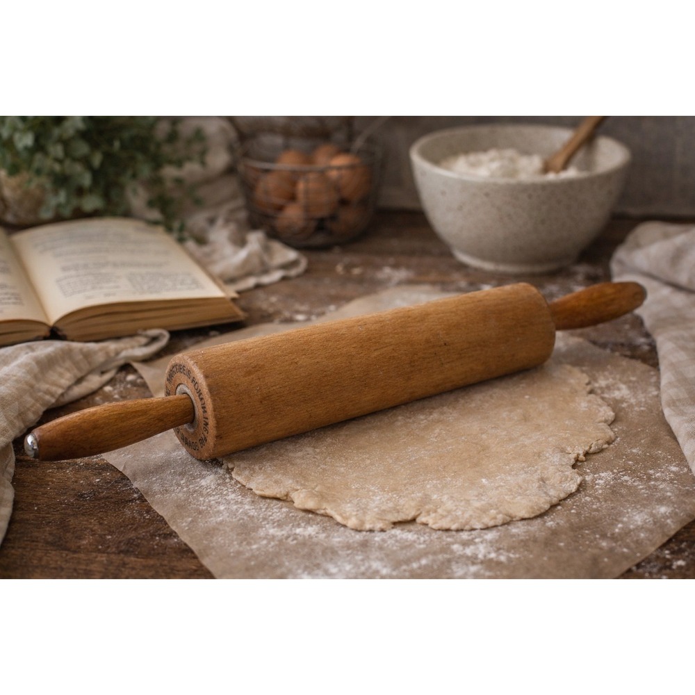Vintage Wooden Rolling Pin‎ | Farmhouse Cottagecore Kitchen Decor